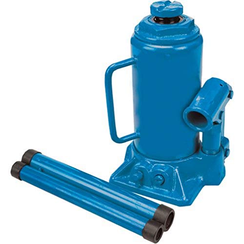 Silverline Hydrauliczny podnośnik butelkowy, 10 ton, niebieski - obrazek 1