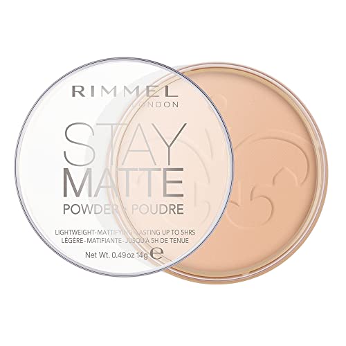 Rimmel Stay Matte Puder – 005 Satynowy Beż – 14 g