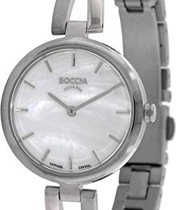 Boccia zegarek 3239 01, srebrny/masa perłowa., 28 mm, Bransoletka Boccia zegarek 3239 01, srebrny/masa perłowa., 28 mm, Bransoletka