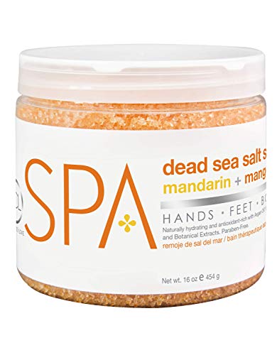 BCL Spa Organics Mandarin and Mango Dead Sea Salt Soak, 16 uncji by Bio Creative Lab - obrazek 1