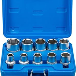 BGS 2434 Zestaw Nasadek Sześciokątnych 12,5 mm (1/2″) calowe 10 szt. BGS 2434 Zestaw Nasadek Sześciokątnych 12,5 mm (1/2″) calowe 10 szt.