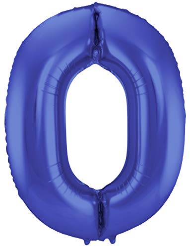 Balon foliowy, cyfra 0, 34