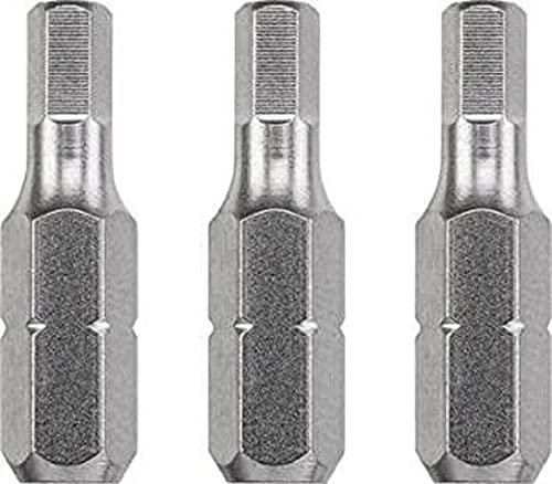 kwb 3 x bity 25 mm Hex 2,5 Industrial Steel 121402 (TQ 60 stal, ISO 1173 napęd C 6.3)