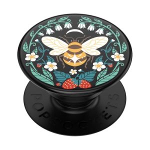 PopSockets PopGrip Rozkładany uchwyt i podstawka do telefonów oraz tabletów z wymiennymi krążkami PopTops Bee Boho PopSockets PopGrip Rozkładany uchwyt i podstawka do telefonów oraz tabletów z wymiennymi krążkami PopTops Bee Boho