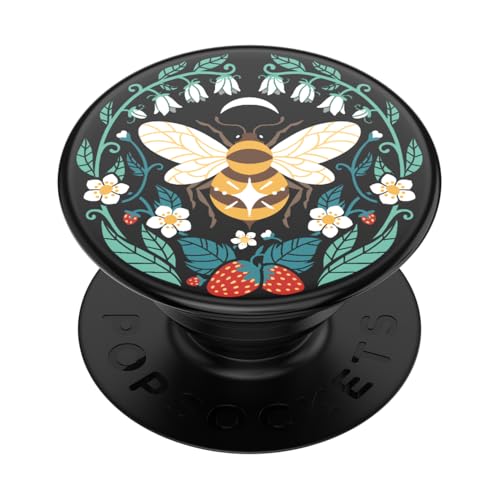PopSockets PopGrip Rozkładany uchwyt i podstawka do telefonów oraz tabletów z wymiennymi krążkami PopTops Bee Boho