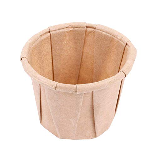 250 sztuk składane papierowe kubki 22 ml Ø 3,8 x 2,8 cm Natural Perg. Odpycha tłuszcz 250 sztuk składane papierowe kubki 22 ml Ø 3,8 x 2,8 cm Natural Perg. Odpycha tłuszcz