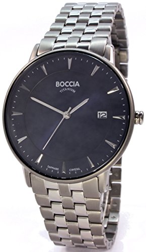 Boccia 3607 03 cyfrowy zegarek kwarcowy z bransoletką tytanową
