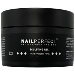 NailPerfect LED/UV Sculpting Gel przezroczysty różowy 14 g