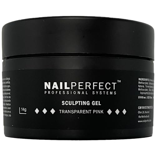 NailPerfect LED/UV Sculpting Gel przezroczysty różowy 14 g
