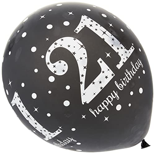 BALLOON pk6 27cm Age 21Sparkl