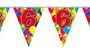 Folat Balony girlandowe na 6.urodziny 10 m Folat Balony girlandowe na 6.urodziny 10 m