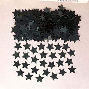 Amscan 14 g Stardust metal konfetti akcesorium imprezowe, czarne Amscan 14 g Stardust metal konfetti akcesorium imprezowe, czarne