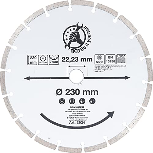 BGS Diy 3934 Tarcza segmentowa Ø 230 mm - obrazek 1
