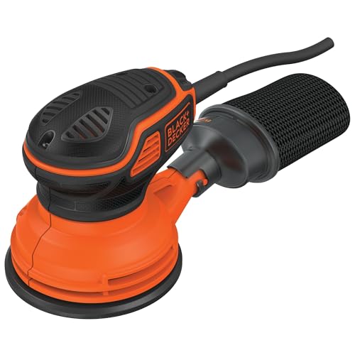 Black+Decker KA199-QS Szlifierka rotorbitalna 240 W z siłownikiem ciśnieniowym