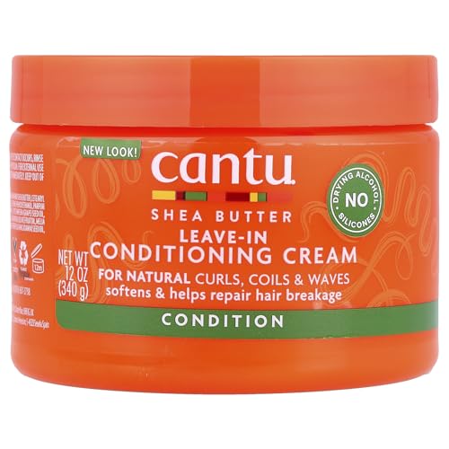 Cantu Shea Natural Leave In Conditioning Cream, krem odżywczy, 1 opakowanie (1 x 340 g)