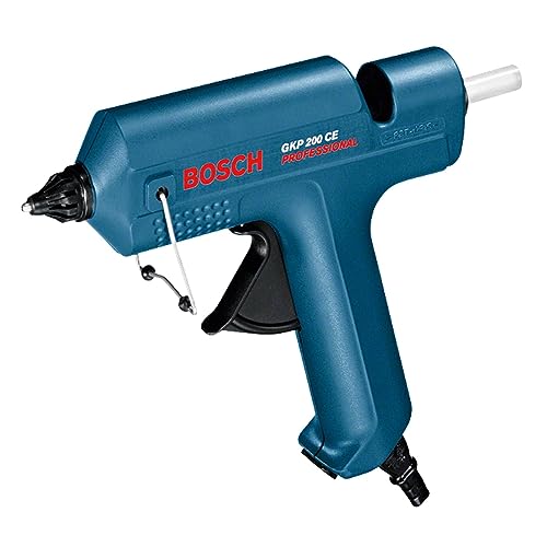 Bosch Professional: pistolet do klejenia GKP 200 CE (500 W, długa dysza, odłączany przewód, dysza uniwersalna, szeroka szczelinowa, 8 wkładów klejących, walizka)