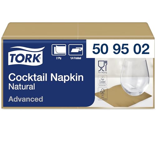 Tork Serwetka Koktajlowa Natural Environmental, 8 x 200 Serwetek. 509502