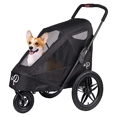 Wózek Petique Breeze Black Luksusowa przyczepa do roweru - obrazek 1