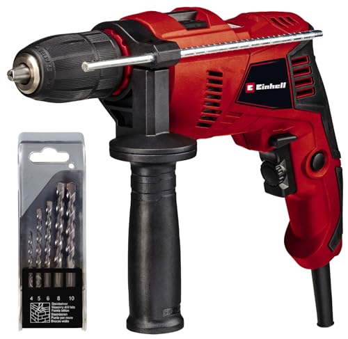 Einhell Wiertarka udarowa TE ID 500 E (500 W, zdolność wiercenia Ø drewna 25 mm, beton 10 metal 8 kuferek) - obrazek 1