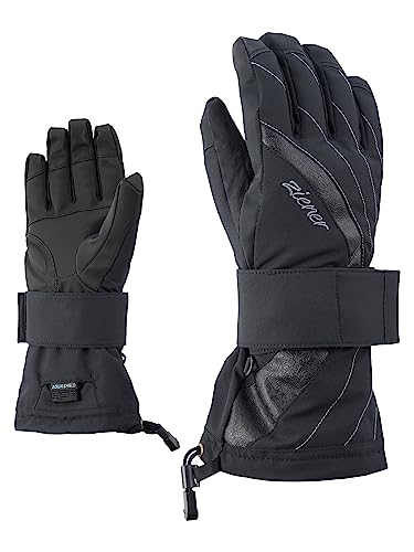 Ziener Damskie rękawice snowboardowe Milana As(r) Lady Glove Sb, czarne, XL, 8,5