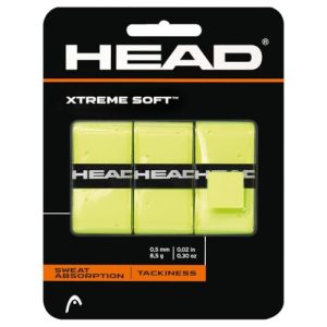 Owijki tenisowe wierzchnie Head Xtreme Soft limon Owijki tenisowe wierzchnie Head Xtreme Soft limon