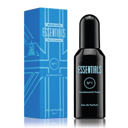 Milton Lloyd ESSENTIALS Perfumy nr 1 dla mężczyzn. 50 ml woda perfumowana mężczyzn, luksusowy zapach męska po goleniu, długotrwały marki Milton Lloyd ESSENTIALS Perfumy nr 1 dla mężczyzn. 50 ml woda perfumowana mężczyzn, luksusowy zapach męska po goleniu, długotrwały marki