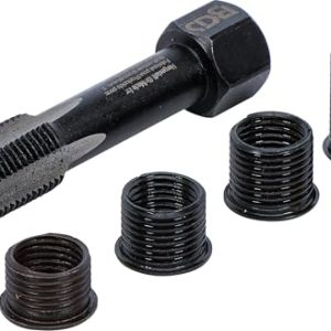 BGS 166 Zestaw do naprawy gwintów świec zapłonowych M12 x 1,25 mm 5 szt. BGS 166 Zestaw do naprawy gwintów świec zapłonowych M12 x 1,25 mm 5 szt.