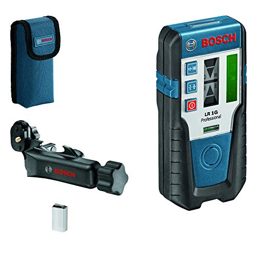 Bosch Professional Odbiornik laserowy LR 1 G (zielona wiązka, bateria 9 V, zakres pracy: 0200 m)