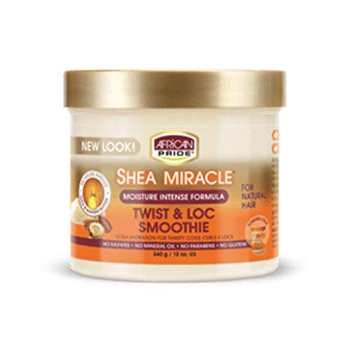 African Pride, Shea Miracle Twist & Loc Smoothie, 340g