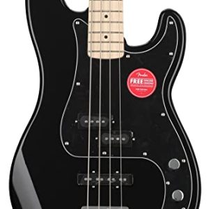 Squier by Fender Affinity Series elektryczna precyzyjna gitara basowa, klonowa podstrunnica, czarna pickguard, Squier by Fender Affinity Series elektryczna precyzyjna gitara basowa, klonowa podstrunnica, czarna pickguard,