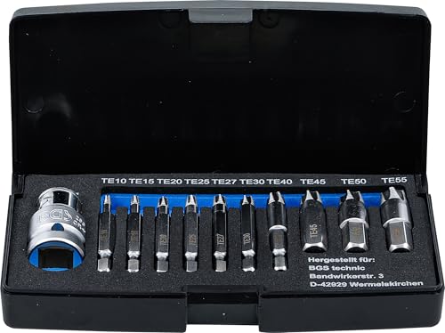 BGS 9170 Zestaw wykrętaków do uszkodzonego profilu T (do Torx) T10 T55 11 szt. - obrazek 1