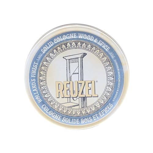 Reuzel Solid Cologne Wood & Spice – Łatwe w użyciu – 1,3 oz