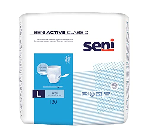 Wyrób medyczny, Seni Active Classic. large 100 135 cm, elastyczne majtki chłonne, 30 sztuk - obrazek 1