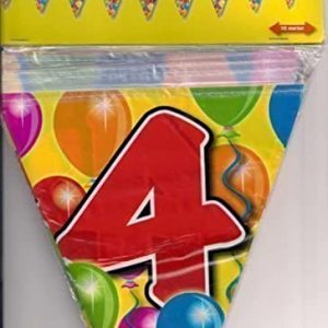 Folat Balony na 4 urodziny 10 m Folat Balony na 4 urodziny 10 m
