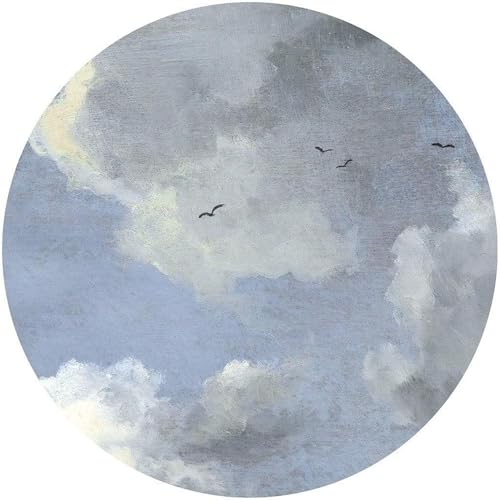 Komar DOT okrągła i samoprzylepna fototapeta flizelinowa Simply Sky Ø 125 cm 1 sztuka tapeta, dekoracja, tapeta ścienna, okładzina designerska D1 037 - obrazek 1