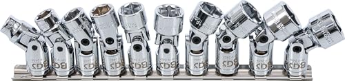 BGS 205 Nasadka sześciokątna do przegubu Cardana 10 mm (3/8") 19 szt. - obrazek 1