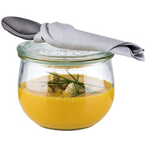 APS zestaw 6 oryginalnych szklanek WECK 580 ml z pokrywką Ø 11 cm/wysokość 9 cm/kształt tulipana APS zestaw 6 oryginalnych szklanek WECK 580 ml z pokrywką Ø 11 cm/wysokość 9 cm/kształt tulipana