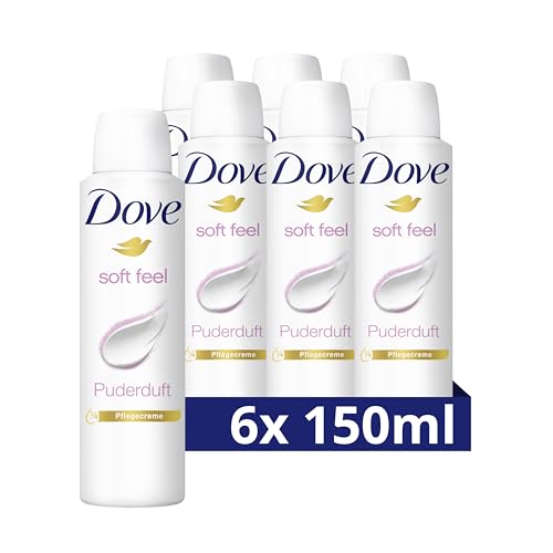 Dove Soft Feel Antyperspirant, 6 x 150 ml