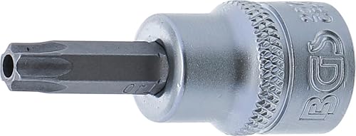 BGS 2575 Nasadka do bitów 10 mm (3/8") profil T (do Torx) z otworem T40 - obrazek 1