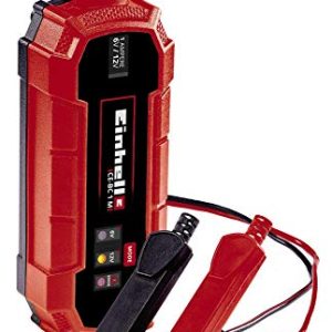 Einhell Ładowarka do akumulatorów CE BC 1 M (inteligentna ładowarka z mikroprocesorem różnego typu, Maks. 32 Ah. prąd ładowania amper).