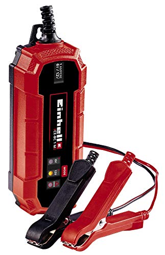 Einhell Ładowarka do akumulatorów CE BC 1 M (inteligentna ładowarka z mikroprocesorem różnego typu, Maks. 32 Ah. prąd ładowania amper). - obrazek 1