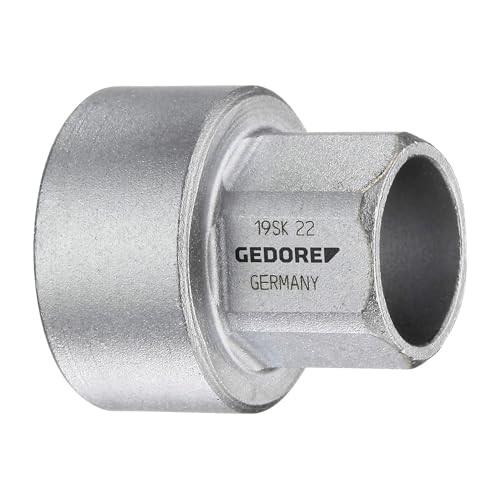 GEDORE Nasadka klucza nasadowego 1/2 cala krótka, 22 mm, 1 sztuka, 19 SK - obrazek 1