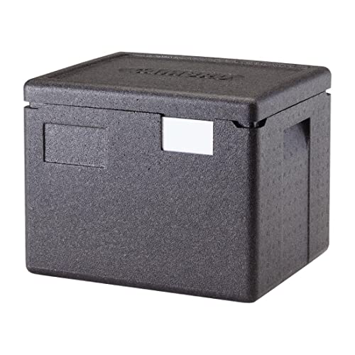 Pojemnik termoizolacyjny GN 1/2 ładowany od góry, 390x330x316 mm, czarny CAMBRO, GoBox Top Loaders