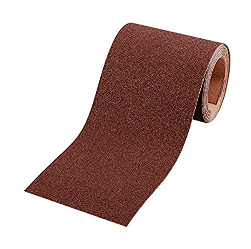 Kwb Rolka szlifierska 5 m x 93 mm wykonana z korundu o ziarnistości 40, klejenie żywicy syntetycznej i wzmocniony podkład papierowy do grubego szlifowania drewna metalu - obrazek 1
