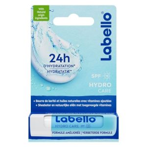 NIVEA Labello Hydro Care (1 x 5,5 ml), FPS 15 Długotrwały balsam nawilżający przez 24 godziny, pielęgnacja ust wzbogacona o naturalne olejki i masło shea NIVEA Labello Hydro Care (1 x 5,5 ml), FPS 15 Długotrwały balsam nawilżający przez 24 godziny, pielęgnacja ust wzbogacona o naturalne olejki i masło shea