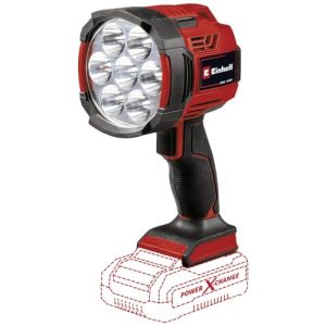 Einhell Lampa akumulatorowa TE CL 18/2500 LiAC Solo Power X Change (litowo jonowa, 18 V, 2500 lm strumień świetlny dzięki 7 diodom LED, temperatura światła 6500 K, gwint statywu, bez akumulatora i ładowarki)