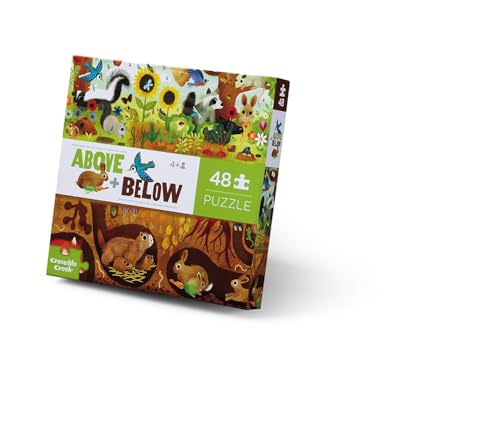 Bertoy 3876002 klasyczne puzzle powyżej i poniżej w pudełku, podwórko, 48 sztuk Bertoy 3876002 klasyczne puzzle powyżej i poniżej w pudełku, podwórko, 48 sztuk
