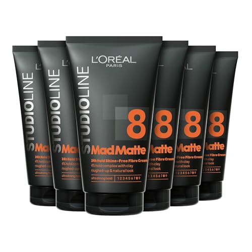 L’Oréal Studio Line Zestaw 6 żeli do stylizacji Invisible Fix Cream 150 ml L’Oréal Studio Line Zestaw 6 żeli do stylizacji Invisible Fix Cream 150 ml