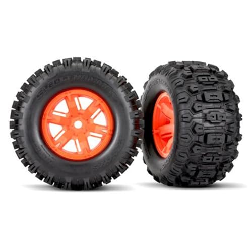 Traxxas 2 koła X Maxx 8S Sledgehammer Orange 7774T