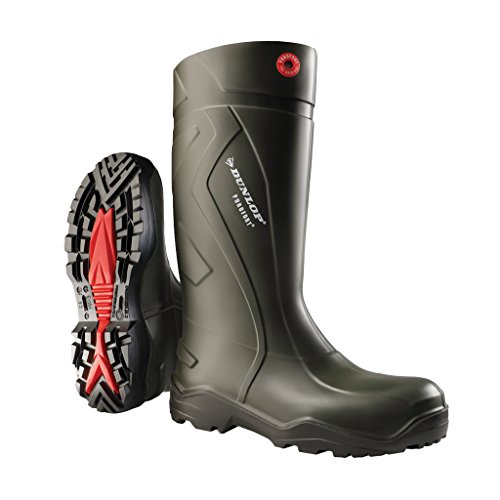 Dunlop Purofort+ Buty Robocze Do Kolan – Zielone – Uniseks, Antypoślizgowe EU48